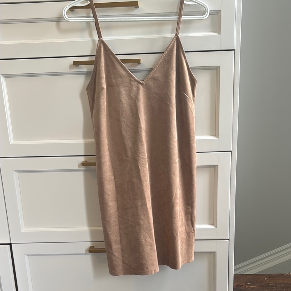 Wilfred Tan Slip Dress